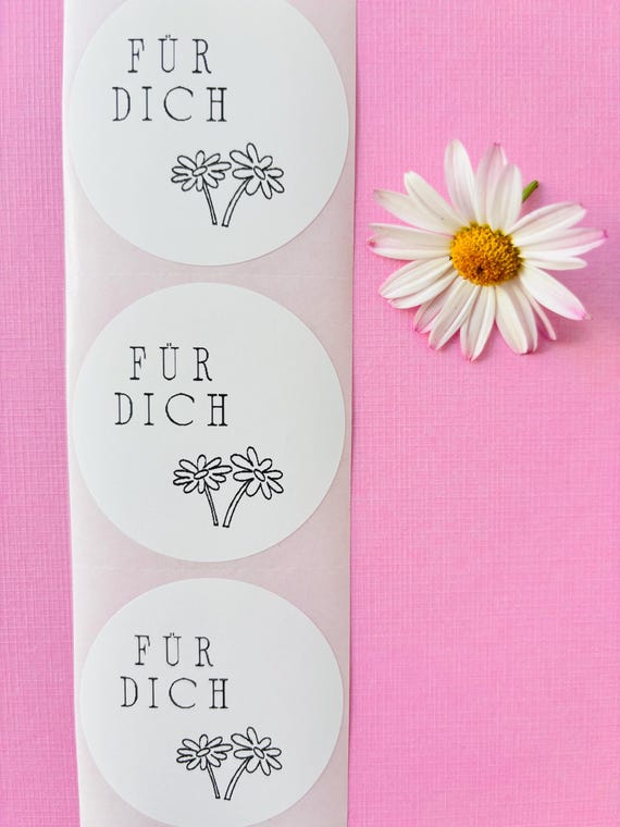 "For You" Stickers | Round | 5 cm (2) | Stickers | Labels