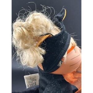 2000 Cabbage Patch Kids Black Cat Plush Doll 10" Halloween Vtg HTF Rare image 14
