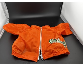 Vtg 1983 Cabbage Patch Kids Orange Windbreaker Jacket Coleco 1980s