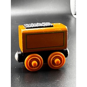 Thomas Wooden Railway Murdoch Tender 2003 Gullane Train Car Orange