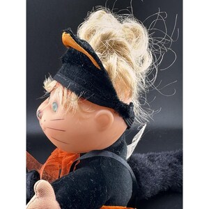 2000 Cabbage Patch Kids Black Cat Plush Doll 10" Halloween Vtg HTF Rare image 8