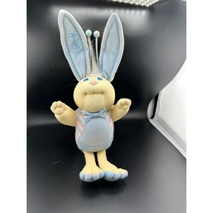 Vtg 1985 Cabbage Patch Kids Boy Bunny Bee Plush Yellow Blue 12" Babyland General