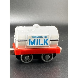 Thomas Train & Friends Take N Play Along 2003 Milk Tanker Car Vtg Diecast