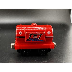Thomas & Friends Red Jet Fuel Train Car Vtg 2003 Take N Play Along Diecast READ