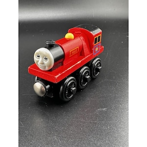 Thomas Wooden Railway Vtg 2001 Mike Train Engine Learning Curve