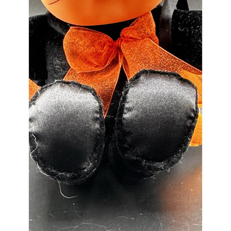 2000 Cabbage Patch Kids Black Cat Plush Doll 10" Halloween Vtg HTF Rare image 5