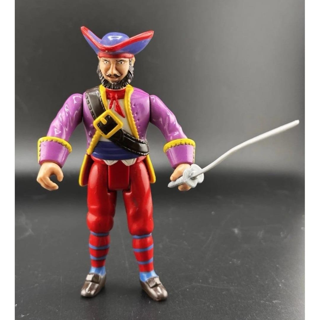 [G3103] Pirates of The High Seas フィギュア Vtg 1990 Imperial Pirates of the High Seas Captain Kidd Action