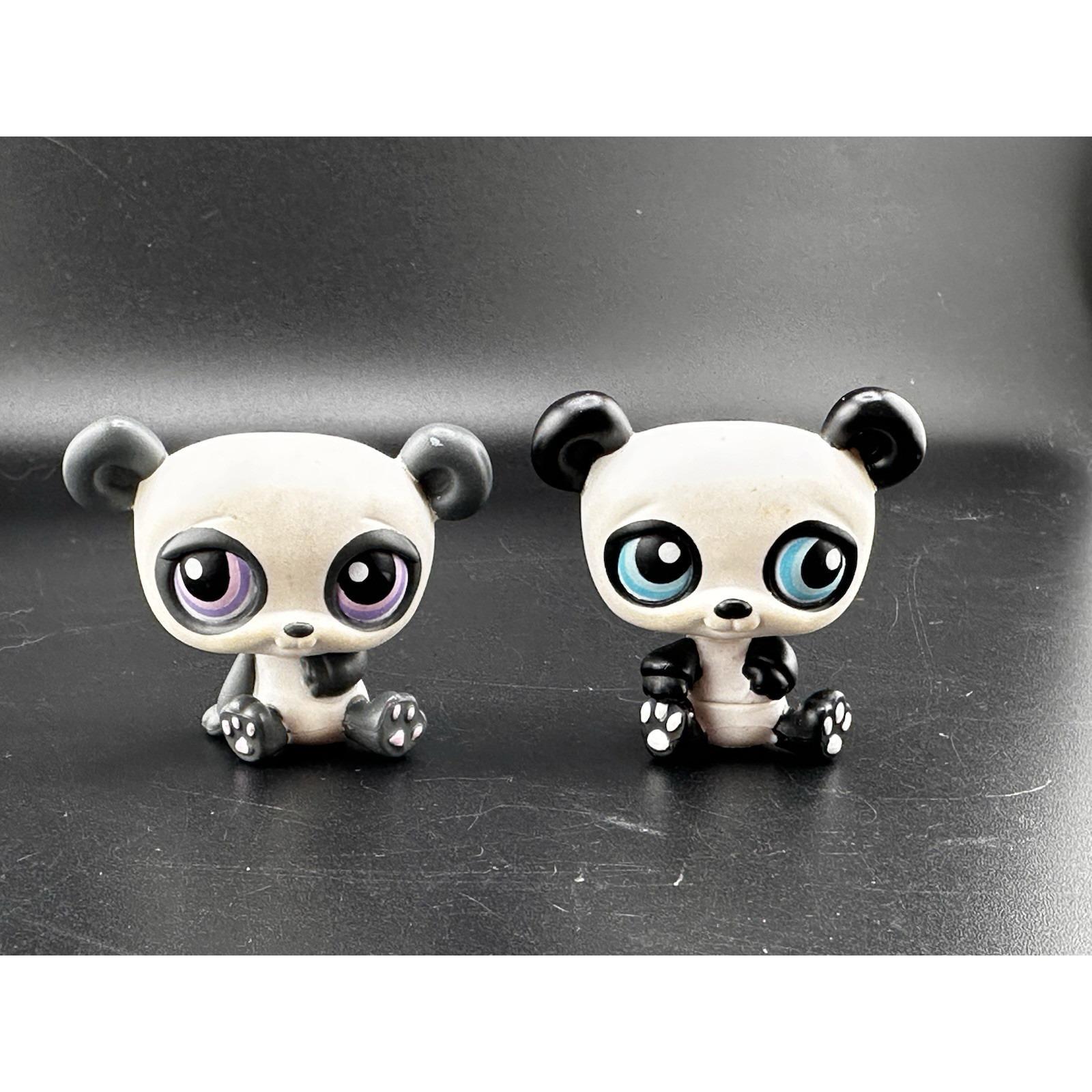 Lot De 2 Figurines Littlest Pet Shop (LPS) Géantes – Teckel Et Panda, HASBRO, Occasion
