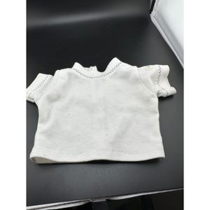 Cabbage Patch Kinder Weiß Jungen Shirt Blau Navy Nähte Coleco 1980s vtg