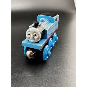 Thomas & Friends Wooden Railway Thomas Vintage 2003 Train Engine Blue Loose-1