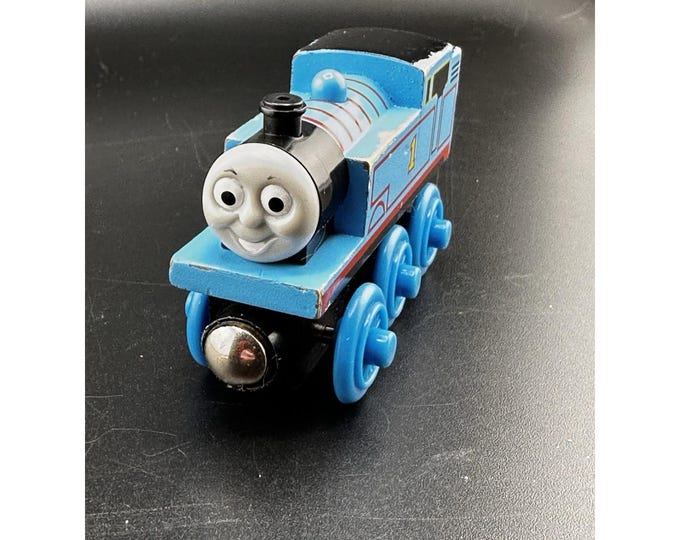 Thomas & Friends Wooden Railway Thomas Vintage 2003 Train Engine Blue ...