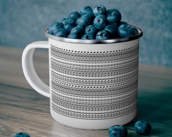 FDT Hidden Message Mug Enamel Camping Coffee Cup Stainless Steel Fuck Donald Trump Fascist