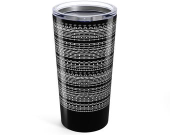 Taza de viaje negra de 20 oz con mensaje oculto "Fuck Donald Trump", Foxtrot, Delta Tango, protesta antifascista