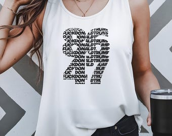 Cancel Trump 8647 Protest Tank Top Patriotic Shirt Social Justice Anti-Fascism Gear Resistance Sleeveless Cotton Democrat Apparel