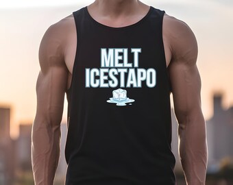 MELT ICESTAPO Shirt Protest Tank Top Foxtrot Delta Tango F*ck Donald Trump Social Justice Anti-Fascism Abolish ICE Gestapo Sleeveless Cotton