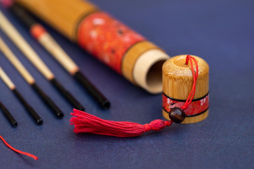 Handmade Tanago Bamboo Rod 122 for Fly Fishing Fly Casting