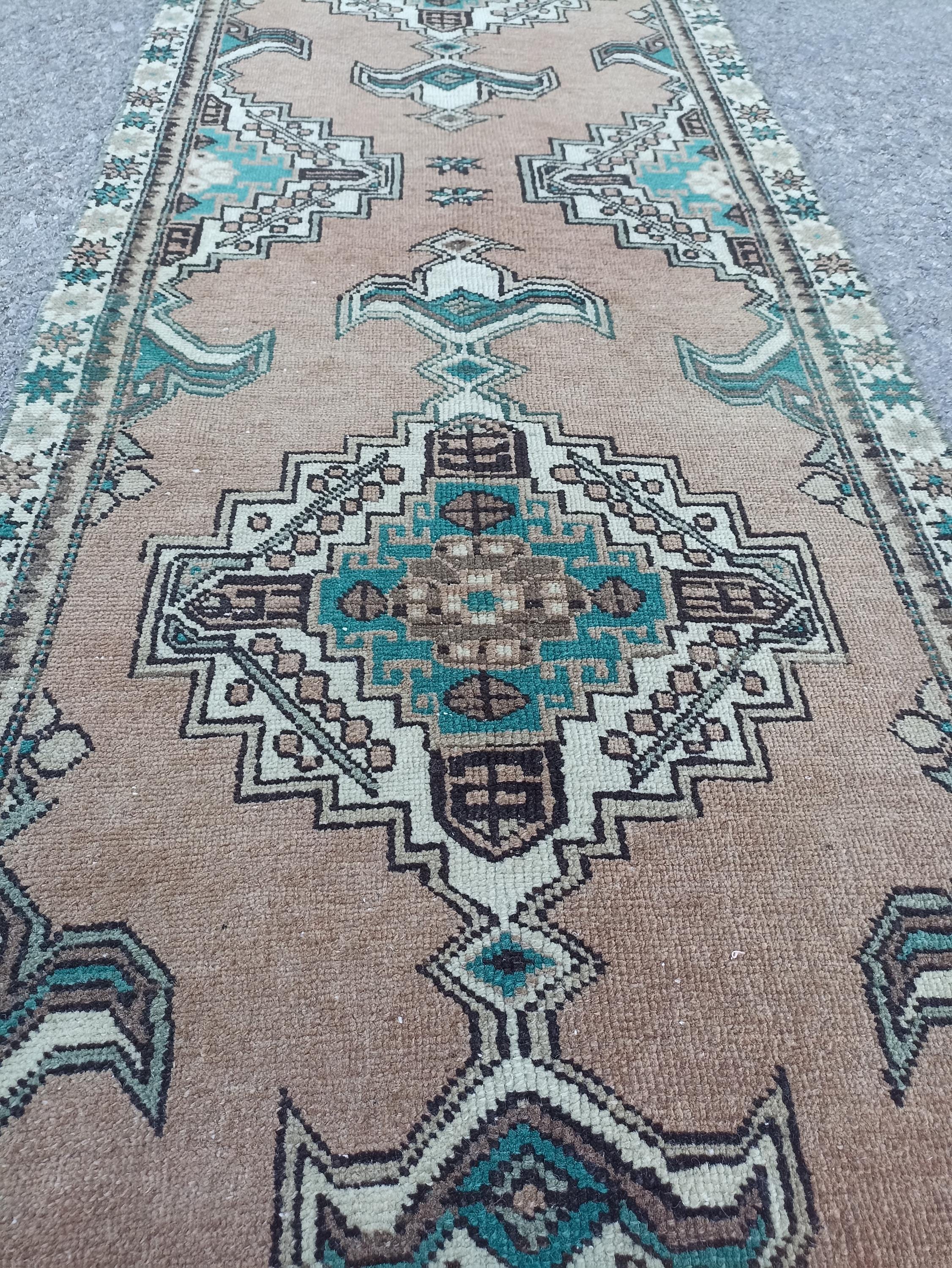 2x7 ペルシャランナー、ヴィンテージラグ、2x7 キッチンランナー、廊下