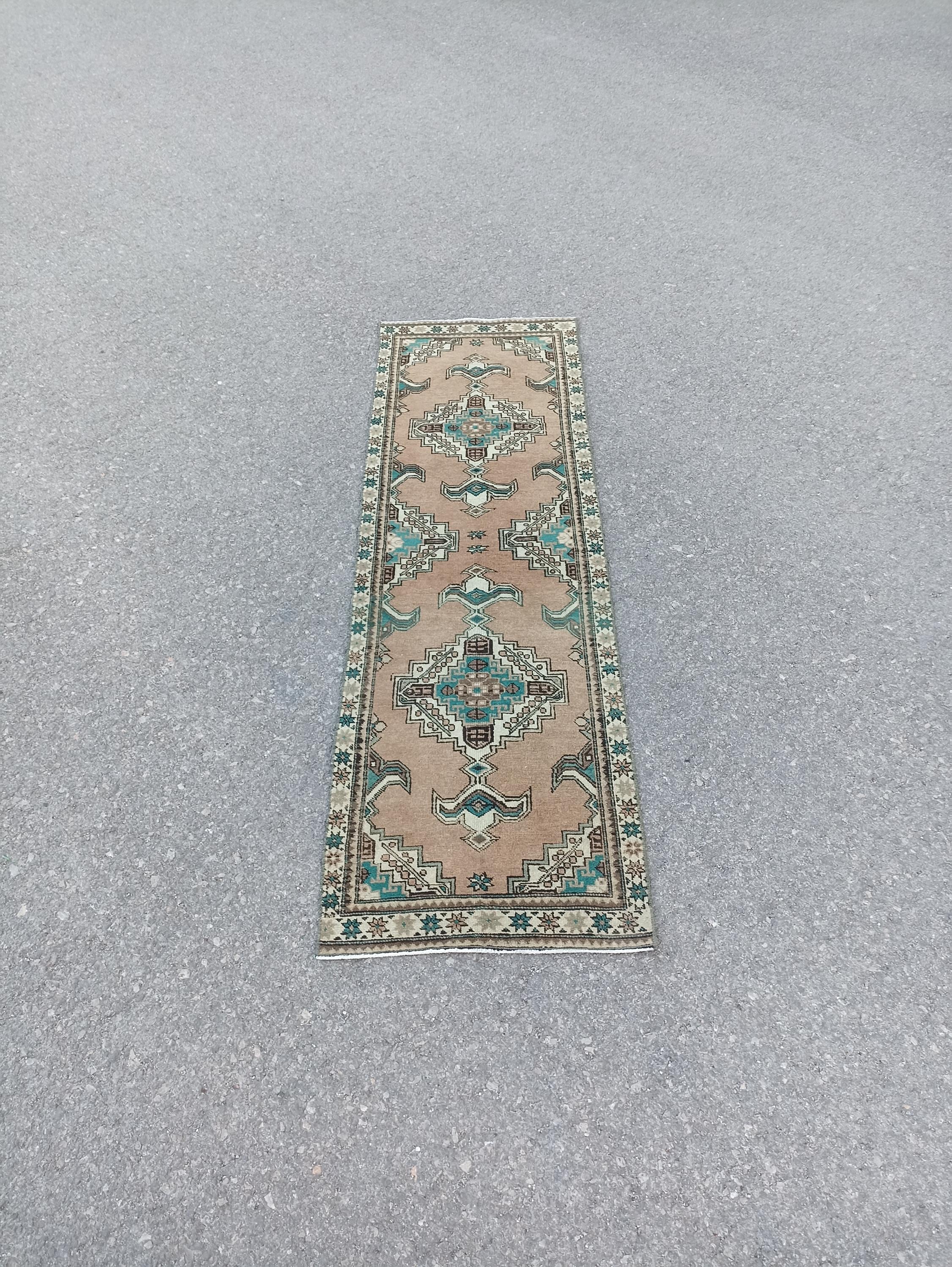 2x7 ペルシャランナー、ヴィンテージラグ、2x7 キッチンランナー、廊下