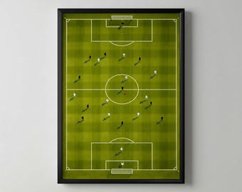 Decoración de pared de fútbol, póster de campo de fútbol, lámina de estadio de fútbol, decoración del Mundial 2026, decoración deportiva, decoración de pared para el hogar, regalo para aficionados