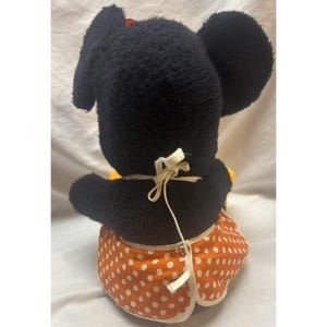 VTG Walt Disney Characters by California Stuffed Toys Minnie Mouse Plush 60s 70s image 3