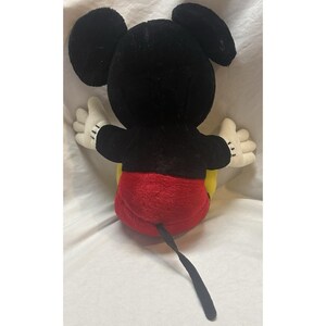 Vintage 1980s Disneyland Disney World Mickey Mouse 12" Plush Stuffed Animal Toy image 3