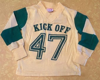 Camiseta de manga larga para niño Tog-a-Longs de los años 70 y 80, talla 3T.
