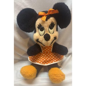 VTG Walt Disney Characters by California Stuffed Toys Minnie Mouse Plush 60s 70s image 1