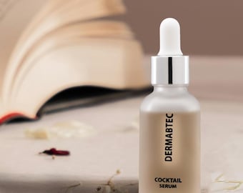 Cocktail Face Serum with Hyaluronic Acid, Vitamin C & Collagen | Anti-Aging, Brightening and Firming Skincare