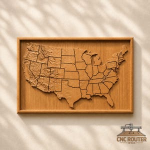 May include: A rectangular wooden wall art piece featuring a three-dimensional topographic map of the United States. The map displays state borders and relief terrain details in a natural wood finish, enclosed within a matching wooden frame.