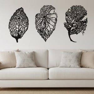 Leaf Wall Decor Laser Cut File Plywood - MDF - Acrylic DXF SVG Template