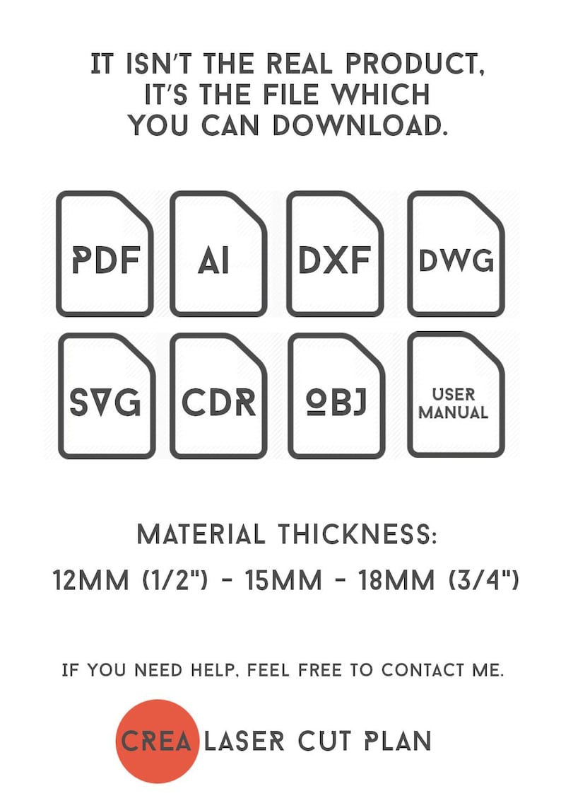 Shelf CNC Router Cut File, Bookcase Rack DXF SVG Template Plan - Etsy