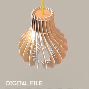 Decorative Hanging Light Pendant Lamp Laser Cut All Format File