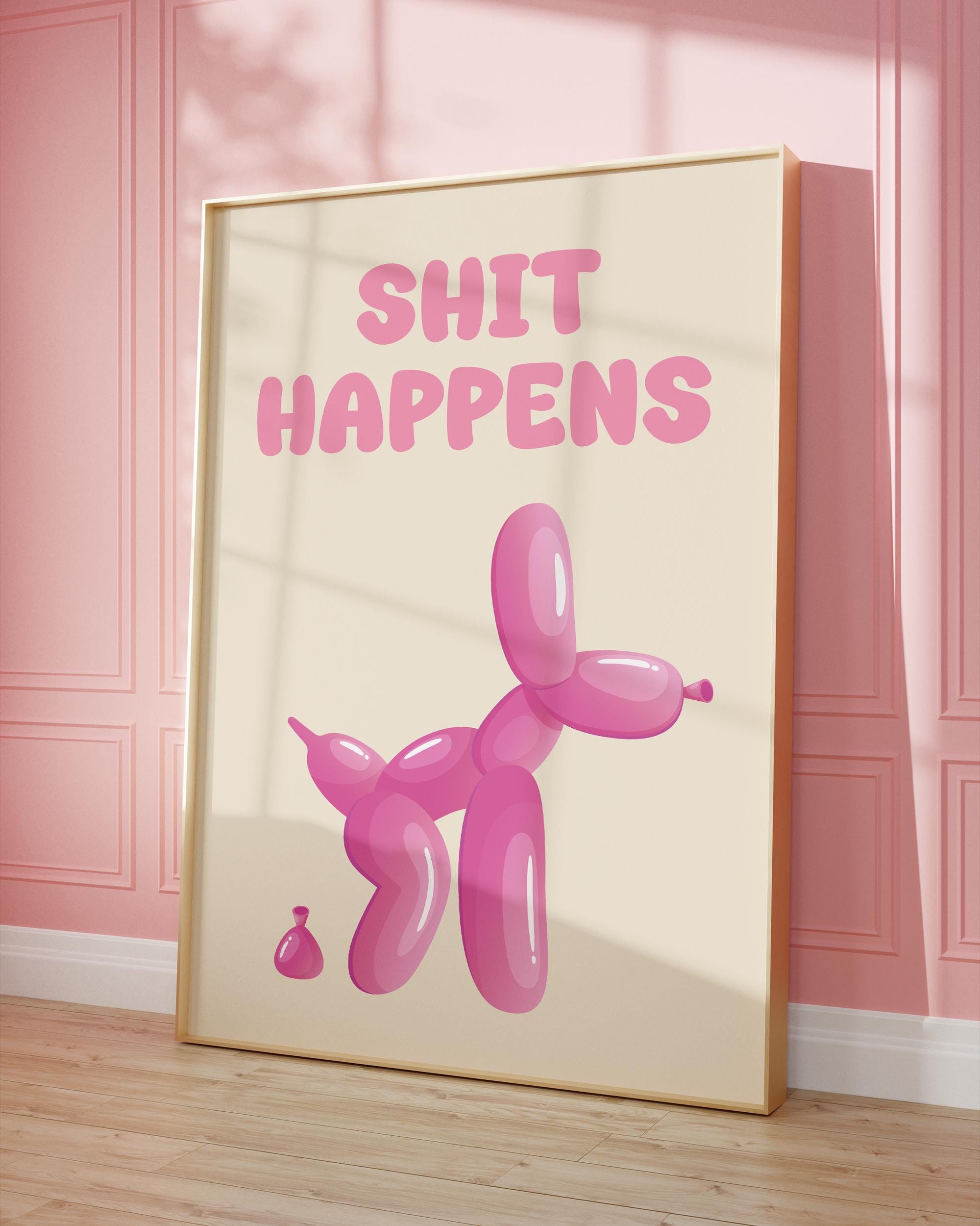Shit Happens Poster - Etsy