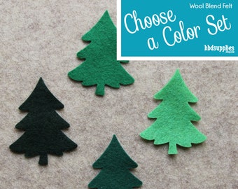 PRIMITIVE WOOL CHRISTMAS TREE ORNAMENTS WOOL CONES PATTERN *NEW*