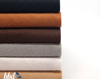 Wool Blend Felt Sheets Collection | Wool Standard Colors | 6 sheets | You choose size