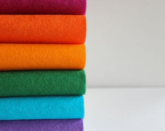 Summer Solstice - Wool Blend Felt Sheets - 6 sheets