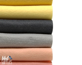Bee's Knees - Wool Blend Felt Sheets - 6 sheets