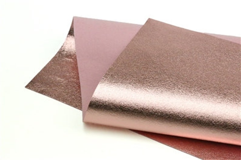 Rose Gold Metallic Wool Felt Sheets You choose size Etsy
