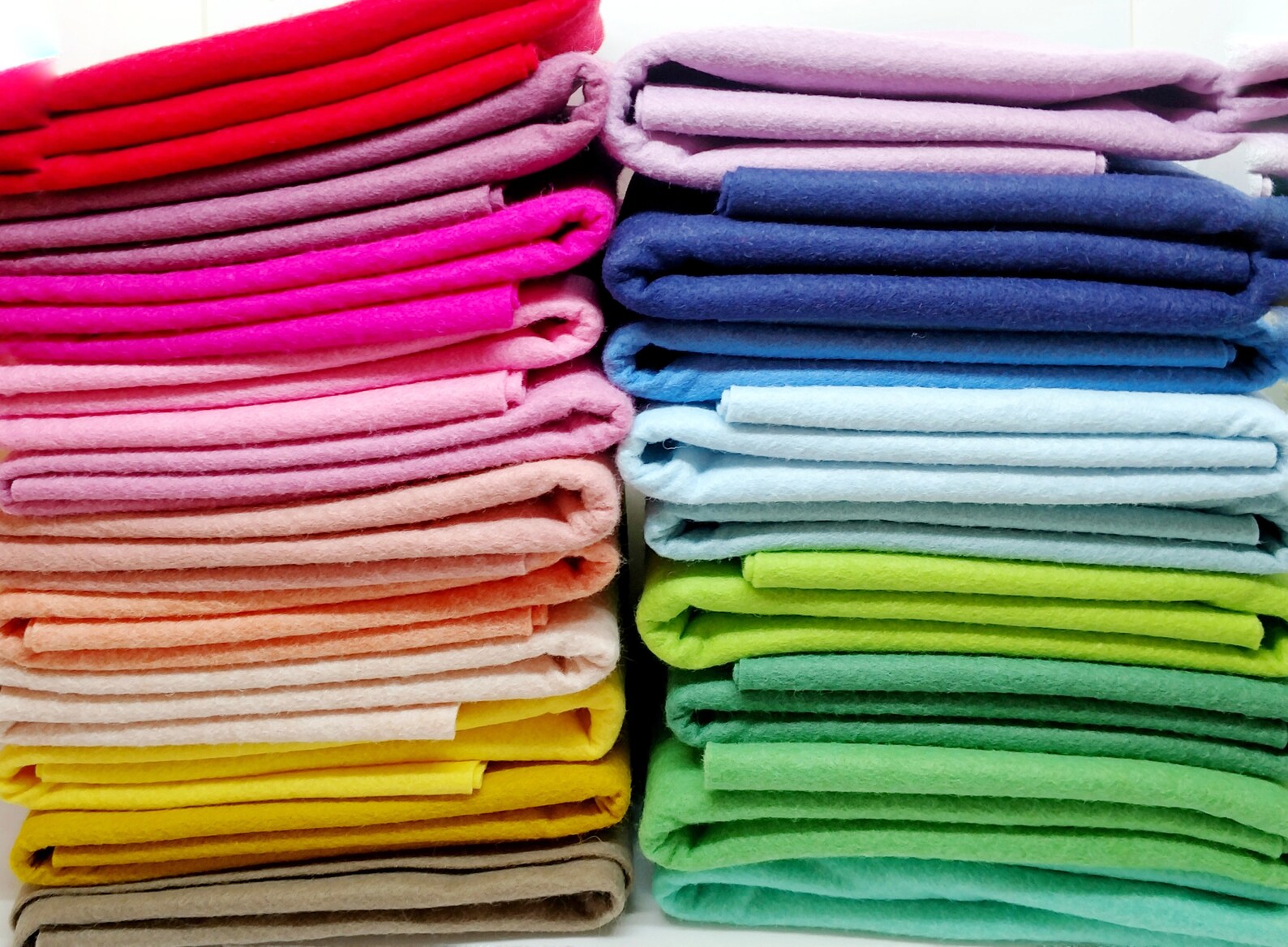 Felt by the Yard One 1 Yard of Wool Blend Felt 36 x Etsy