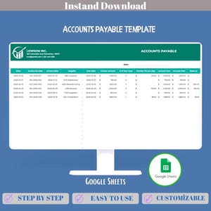 Accounts Payable Tracker Google Sheets Accounts Payable Dashboard Bill Payment Tracker Vendor Invoice Management