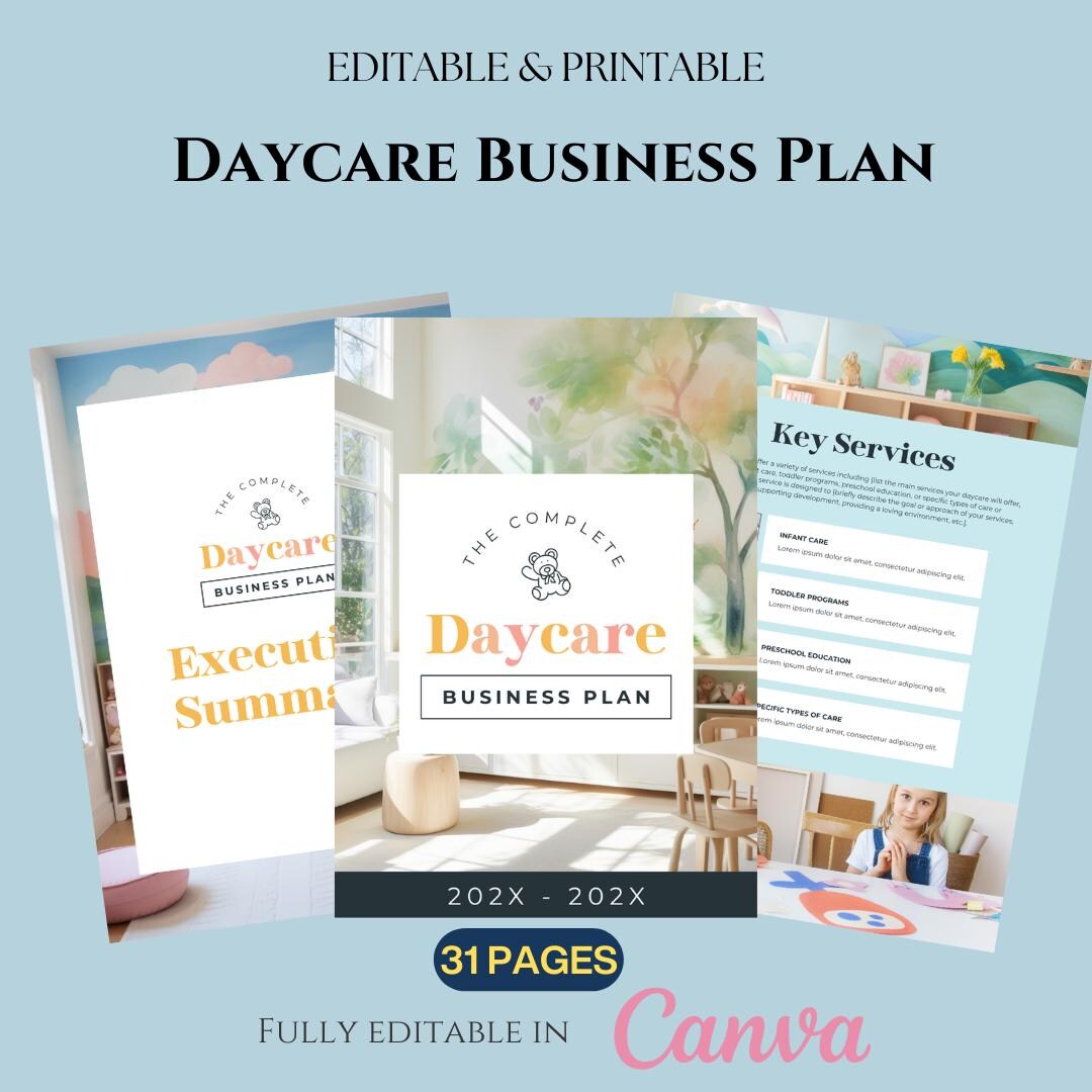 Image 2 for Daycare Business Plan Template Free Download