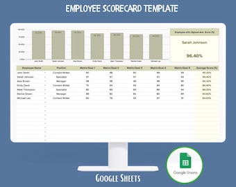 Employee KPI Performance Evaluation Form Template, Performance Metrics ...