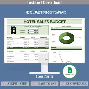 Hotelverkaufsbudget-Vorlage, Hotelverkaufsbudget-Vorlage, Hotelverkaufsbudgetierung, Hotelverkaufsbudgetierung, Umsatzplanung, Ausgabenverfolgung, Haushaltslage, Gewinnstudie, Geschäftswachstum