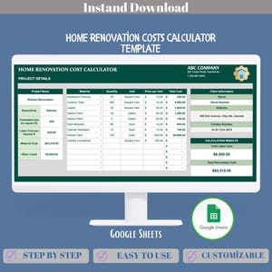 Renovation Calculator AI - Online Renovation Cost Estimation