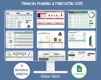Financial Planning And Forecasting Bundle Google Sheets Budget Analysis Cash Flow Projection Templates