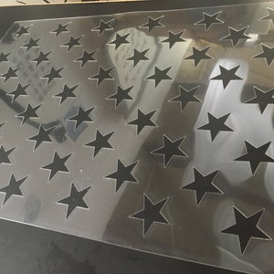 USA Flag / 50 Star's Stencil / Wooden Stencil / Union Stencil /0.5