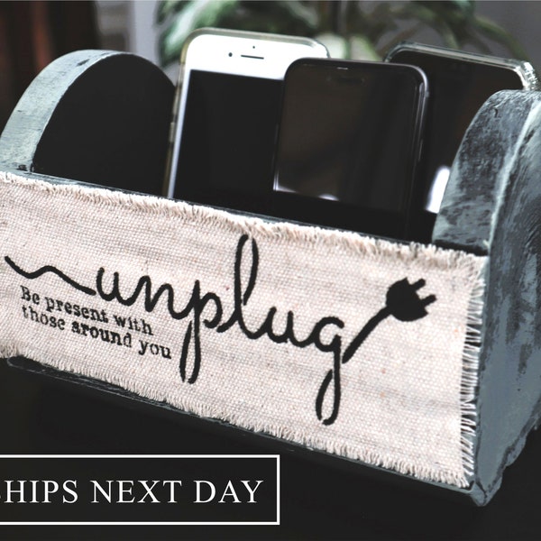 Unplug STENCIL For Painting Your Own Wood Box