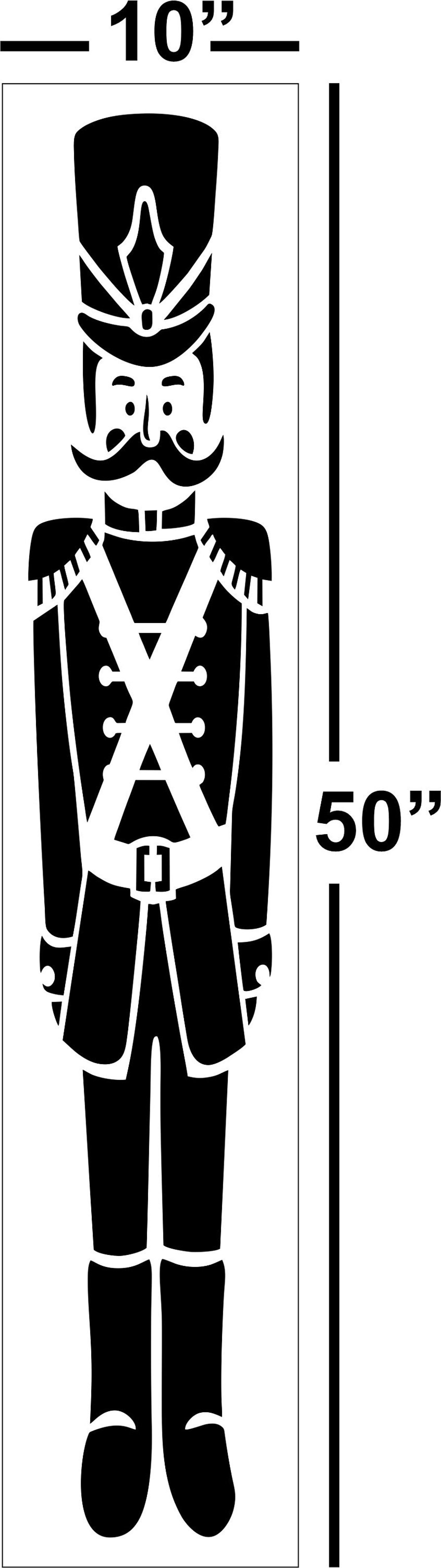 Nutcracker Stencil Porch Kit for Wood Sign Reuseable Stencil | Etsy