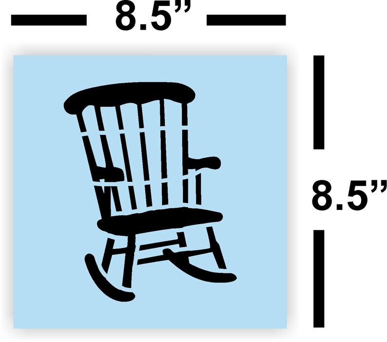 Christmas Rocking Chair Stencil for Painting Wood Signs Etsy Hong Kong