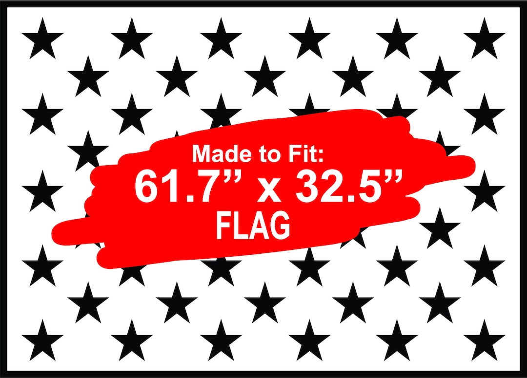 Stars Union for 62 Flag Reusable Stencil, for Painting a Wood Sign, 17. ...